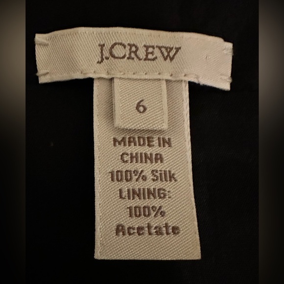 JCREW ✨ Blakely silk sexy chic ruffle front cocktail dress - Picture 5 of 6